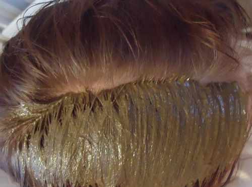 Окрашивание натуральных волос хной