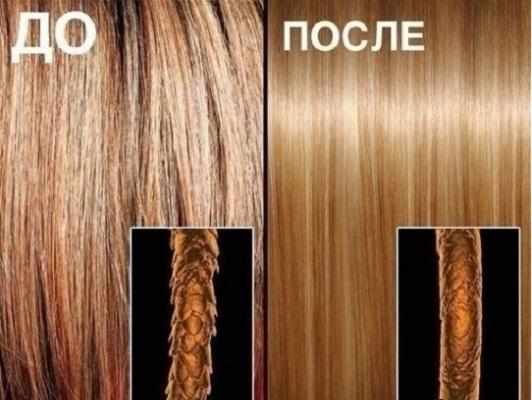 Как выглядит ламинирование волос