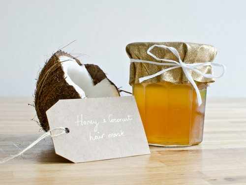 Медовая маска для волос с медом и кокосовым маслом восстановление 