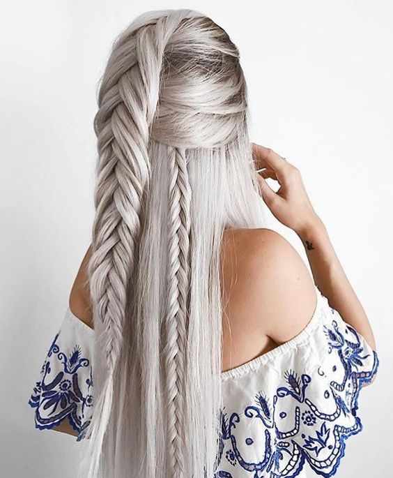 Плетение косы: фото