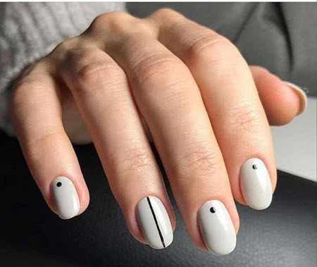 Дизайн ногтей с точками