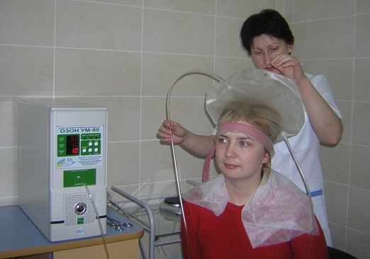 Озонотерапия для лечения выпадения волос