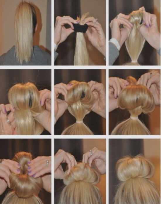 Причёски для девочек с резиночками фото пошагово